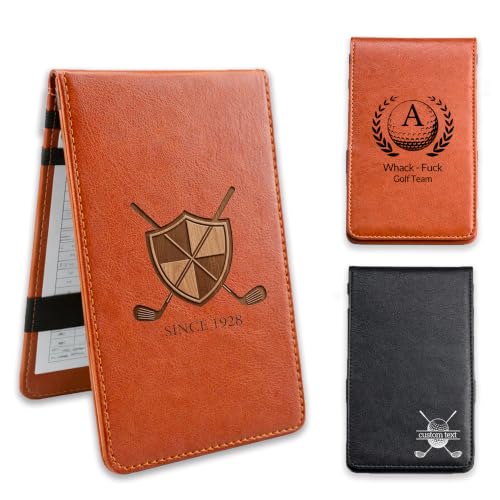 Lsayzz Personalised Golf Scorecard Holder – Custom Golf Sc
