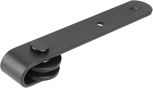 Miniatura 7 de Abbasi Cabinet Sliding Barn Door Hardware Kit Super Mini Sliding Door Hardware Hardware Kit Top Mount Hanger Track Closet