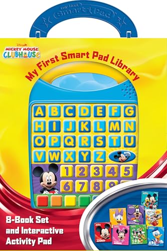 Image of Disney Mickey Mouse Clubhouse - My First Smart Pad Electronic Activity Pad and 8-Book Library - PI Kids