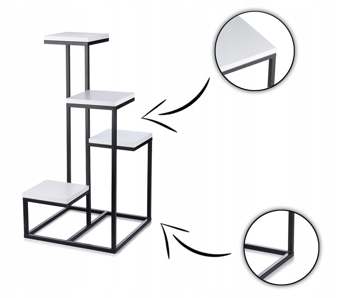 KWIETNIK STOJAK NA KWIATY KASKADA 79 CM METAL LOFT