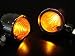 Chrome/Amber Bullet TURN SIGNAL LIGHT for Harley Honda Shadow Yamaha V-Star Suzuki C50 C90 Kawasaki Vulcan Bobber Chopper Cruiser Panhead