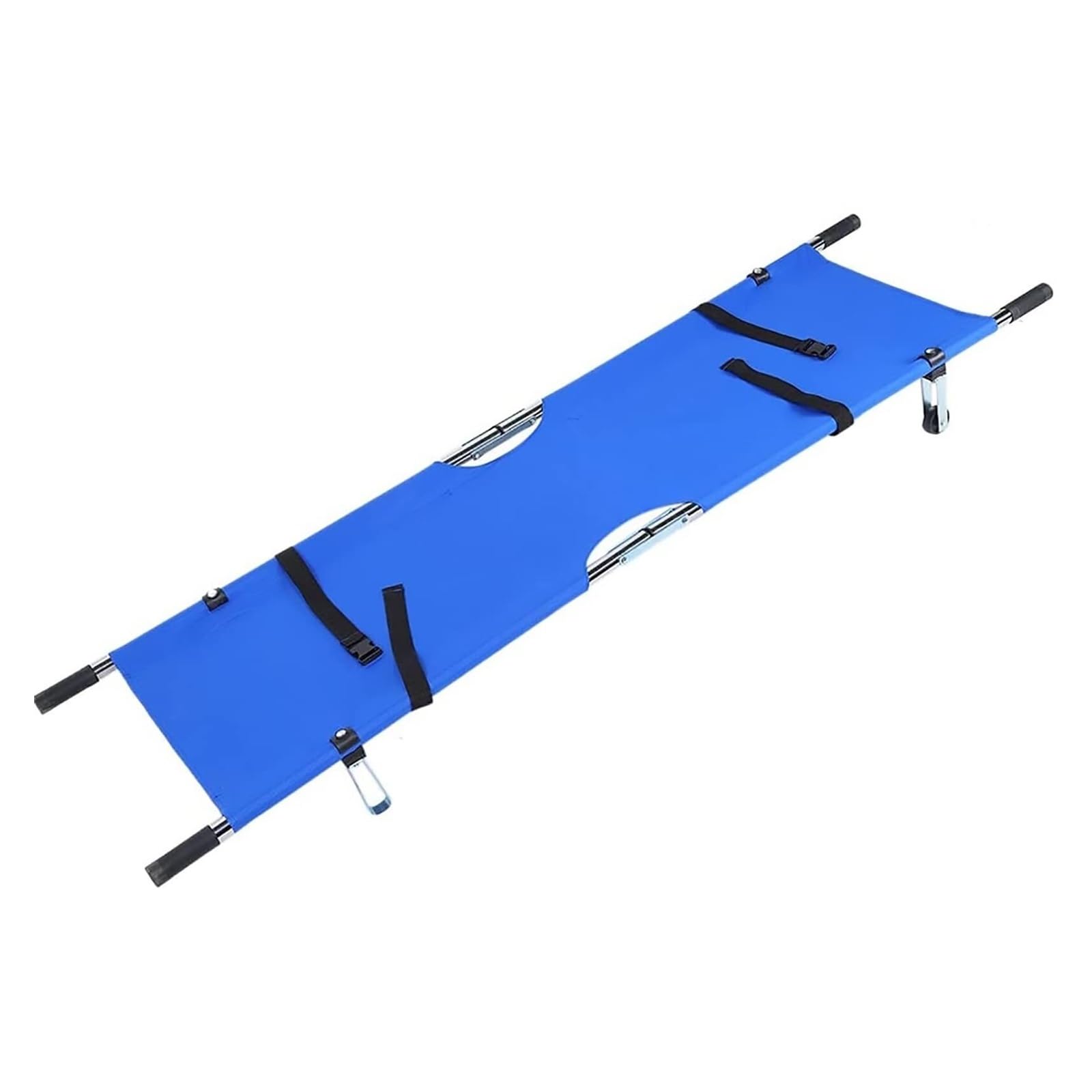SWENEEN Folding Stretcher,Folding Stretcher,Stainless Steel Thickened Aluminum Alloy Four-Fold Home Simple Folding Stretcher,
