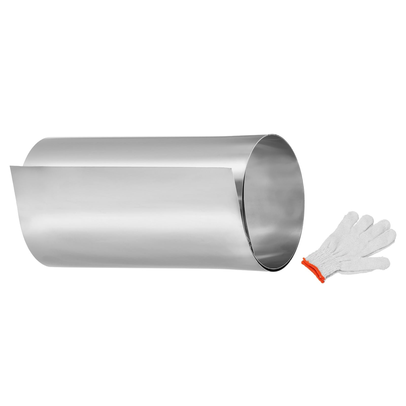 QUARKZMAN Rotolo Di Lamiera In Acciaio Inox 304 0.5mm x 250mm x 0.9m