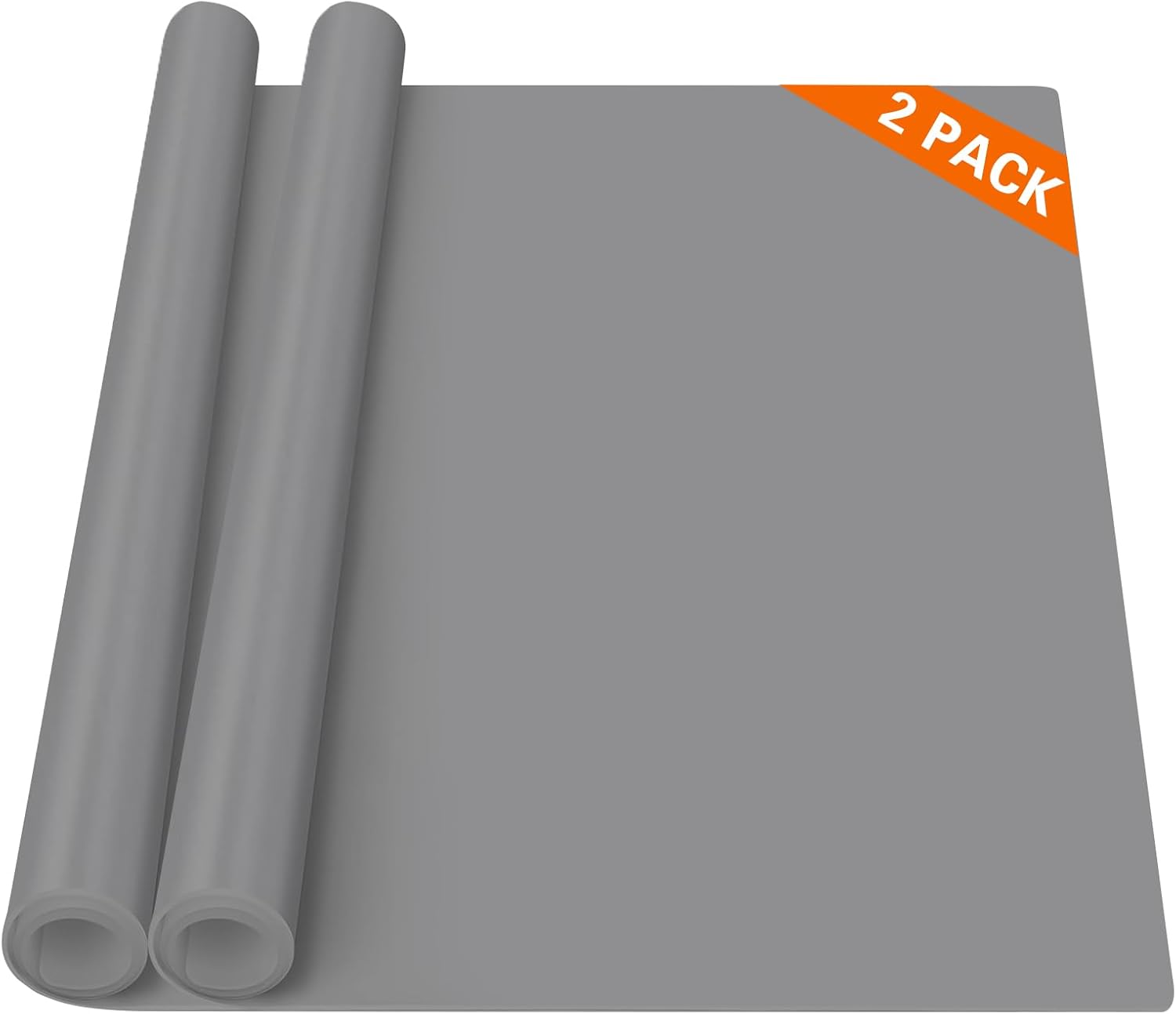 2 Pack Silicone Mats, 47.3"x23.6" Silicone Mat for Kitchen Counter, 2MM Thick Heat
