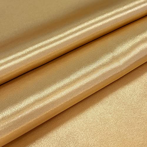 YOUR CHAIR COVERS - 20 inch (Pack of 10) Gold Satin Oversized Cloth Napkins Hemmed – Elegant, Reusable Napkins for Weddings, Events & Dining