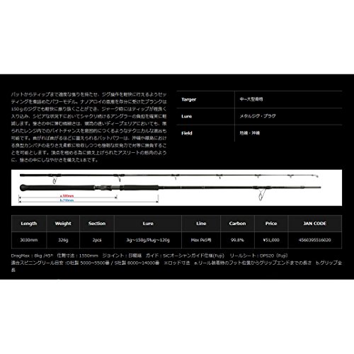 ヤマガブランクス(YAMAGA Blanks) BlueSniper 910H 2枚目