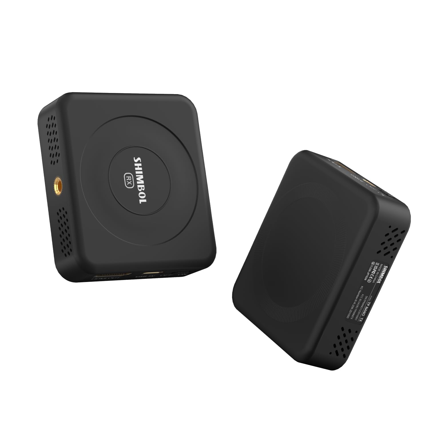 SHIMBOL ΤΡ ΝΑΝΟ Wireless Video Transmission System,HDMI Input Transmitter and Receiver for Phones and Cameras with 2000mAh Built-in Battery/492ft Transmission Range/60ms Latency (Black)