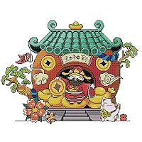 Kreuzstich Set 'Ich Liebe Teddy' - Vorgedruckt Für Einfaches Sticken