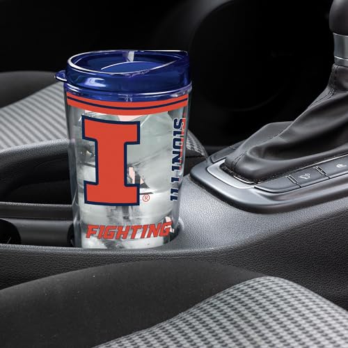 Image of Rico Industries NCAA College Double Wall Mayhem 16oz Or 20oz Tritan Tumbler W Lid