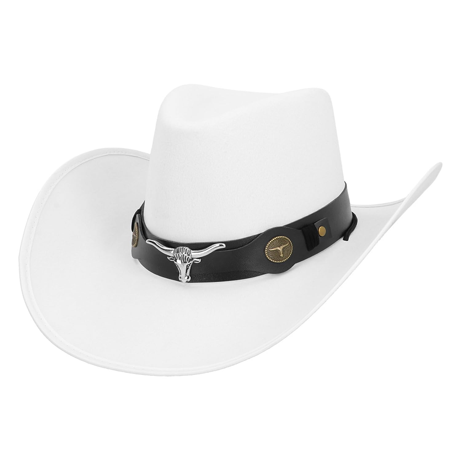 Boland Cowboy Hat Wyatt with Hat Band, Western Hat for Theme Party, Carnival, Accessories Fancy Dress Costumes, JGA