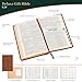 KJV Holy Bible, Standard Size Faux Leather Red Letter Edition Thumb Index, Ribbon Marker, King James Version, Honey Brown Cross Emblem (KJV Deluxe Gift Editions)