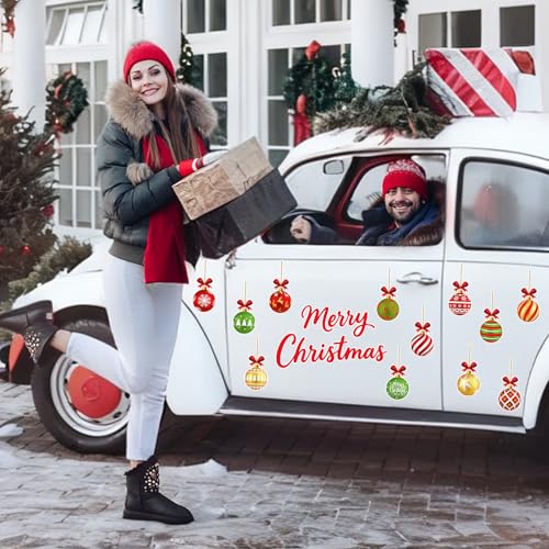 Imanes Navideños Decorativos 16 Pzs Bolas para Refrigerador miniatura 6