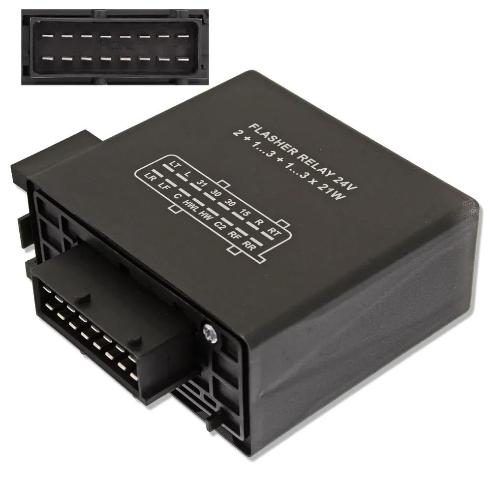 autopartes Unidad De Relé Intermitente De 24V Para Scania P Series SAAB 2159998 1401789 1328548 SCA206 21W Relé De Señal De Giro