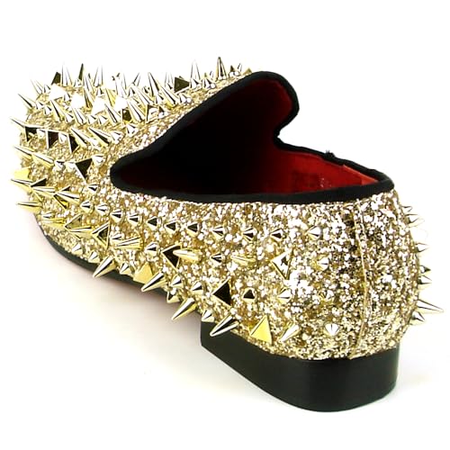 FI-7239 Glitter Spike Slip on Loafer4