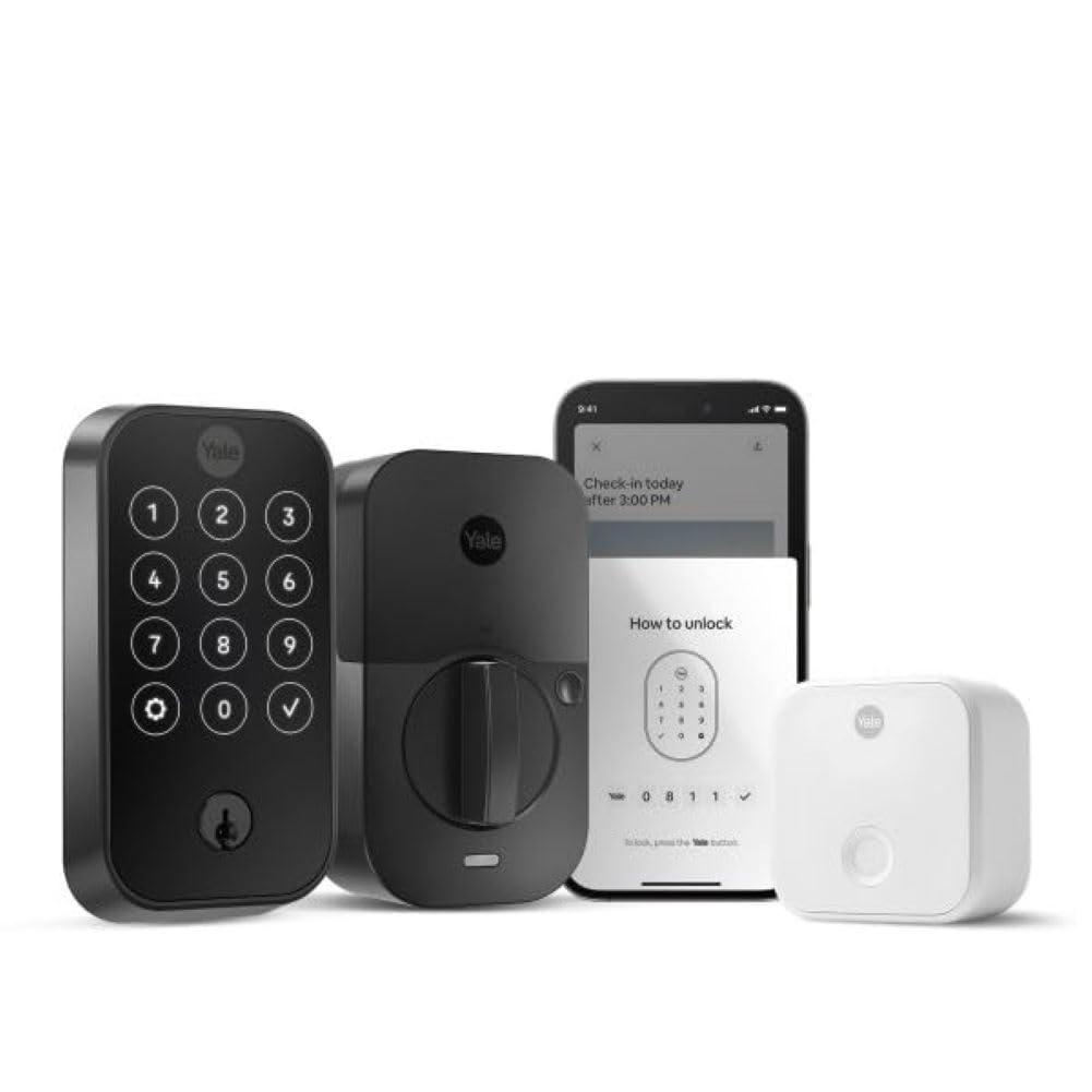 Yale Assure Lock 2 Touchscreen with Wi-Fi Connect - Black Suede - for Vacation Rental Hosts