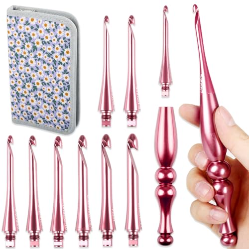Svartur Interchangeable Crochet Hooks with 9...