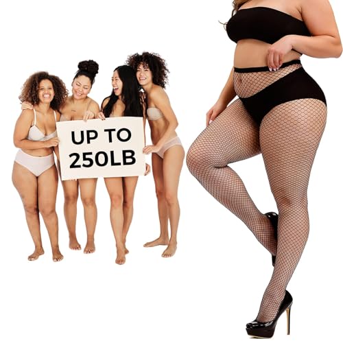 Buauty Fishnet Stockings for Women, High Waisted Fishnet Tights Black Fishnets for Halloween4