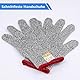 Schnittfeste Handschuhe Leistungsfähiger Level 5 Schutz,Arbeitshandschuhe,Küchen Handschuhe,lebensmittelecht.Für den täglichen Gebrauch Gartenbau/Baustelle/Küche-1 Paar (XL-Weiß)