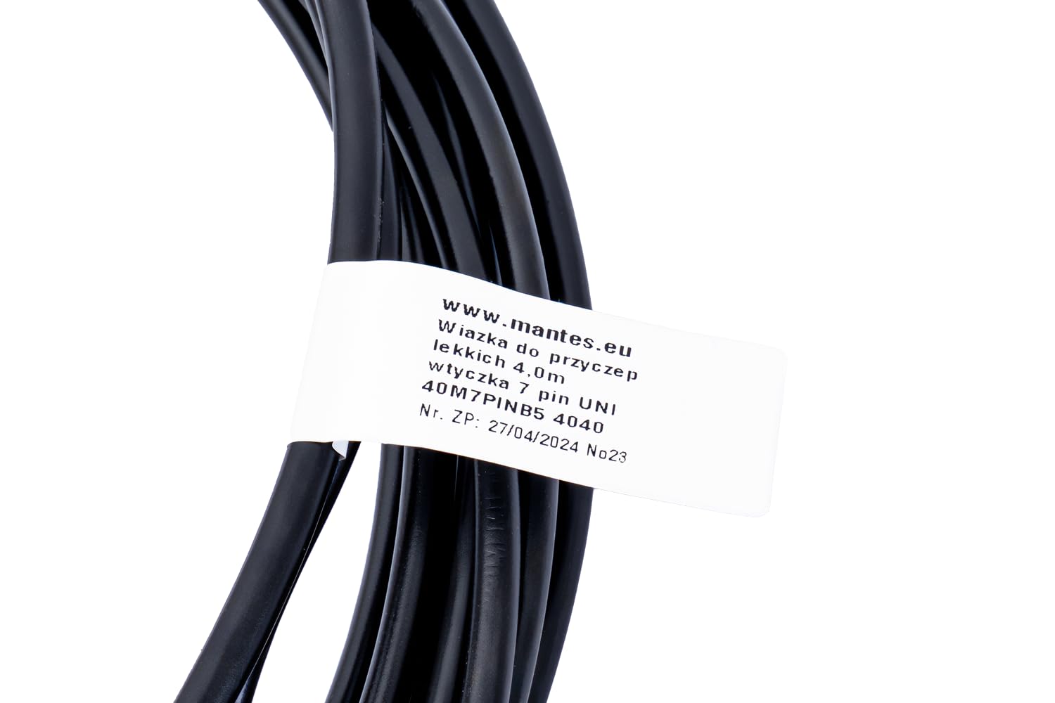 Mantes Cablaggio Elettrico Impianto Luci per Rimorchio Carrello Lunghezza 4 Metri Spina 7 PIN e 2 Connettori Baionetta 5 PIN per Fanali Posteriori 12V Universale Auto