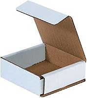 Vista 14 de Secure Seal Cajas de envío – Sobres de 5 x 5 x 3 pulgadas – Embalaje de cartón corrugado plegable blanco para correo, mudanza, almacenamiento