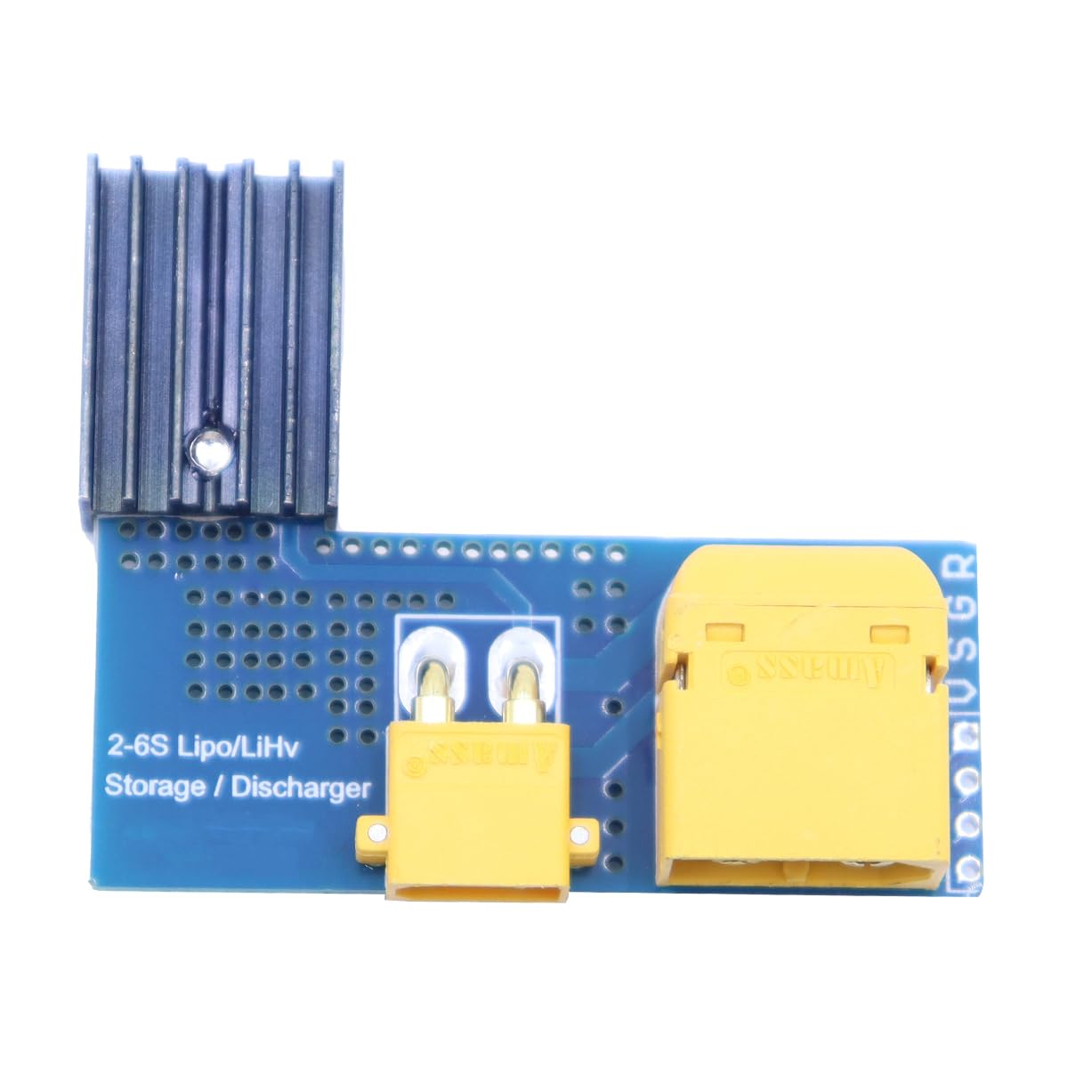 Durlo Lipo Battery Charger, 2-6S Discharger Module Built-in Indicator 3.8V for RC XT30 XT60 FPV Drone LIPO/LiHv Battery Storage