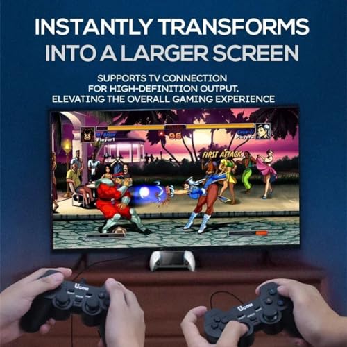 Goorvoucs 8G 2000+Games Project X Console de Vidéo de Poche Portable 4,3 Pouces IPS Support D'Écran PS1 Gaming Double Haut-Parleur Stéréo – Image 4