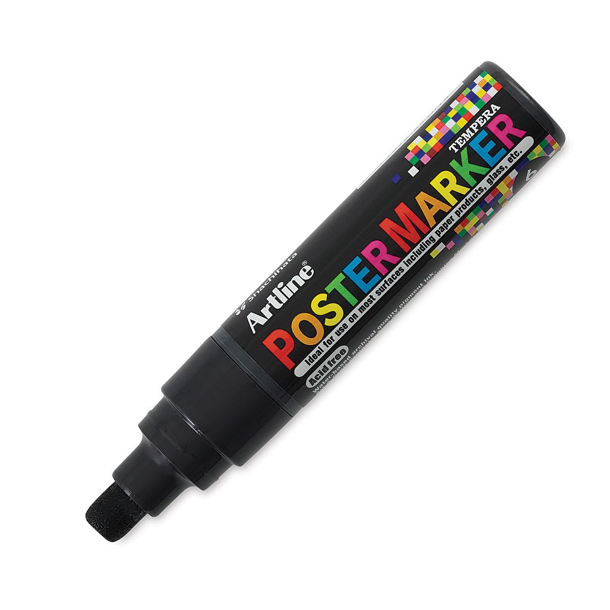 Amazon | Artline ポスターマーカー - 6mmチップ ブラック | 油性
