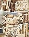 ROKR 3D Wooden Puzzles for Adults-Marble Run Wood Model Building Kit-Tower Coaster
