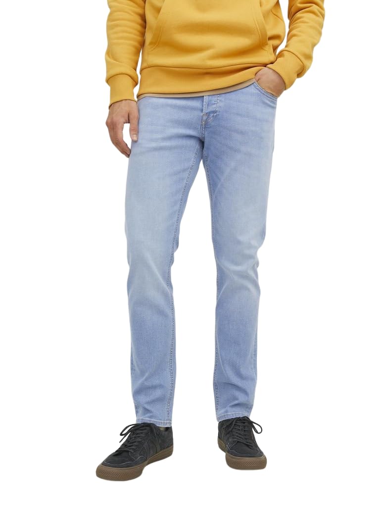 JACK & JONES Glenn Original SQ 330 Noos-Denim-W30-34L (Light Blue)