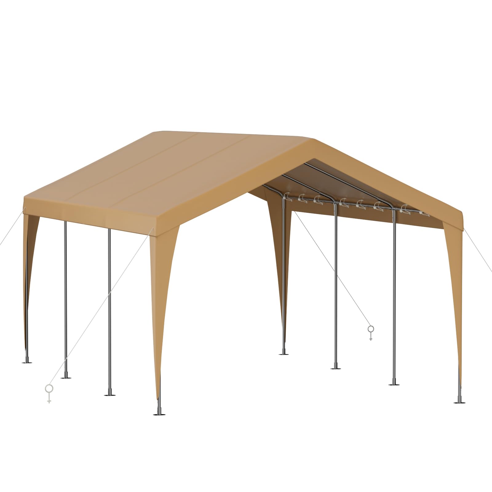 BUPPLEE 12x20 Portable Garage