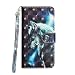 Produktbild Huawei P20 Lite Hülle, SHUYIT 3D PU Leder Tasche Flip Case Book Type Gemalt Handyhülle Schutzhülle für Huawei P20 Lite Etui Brieftasche Cover
