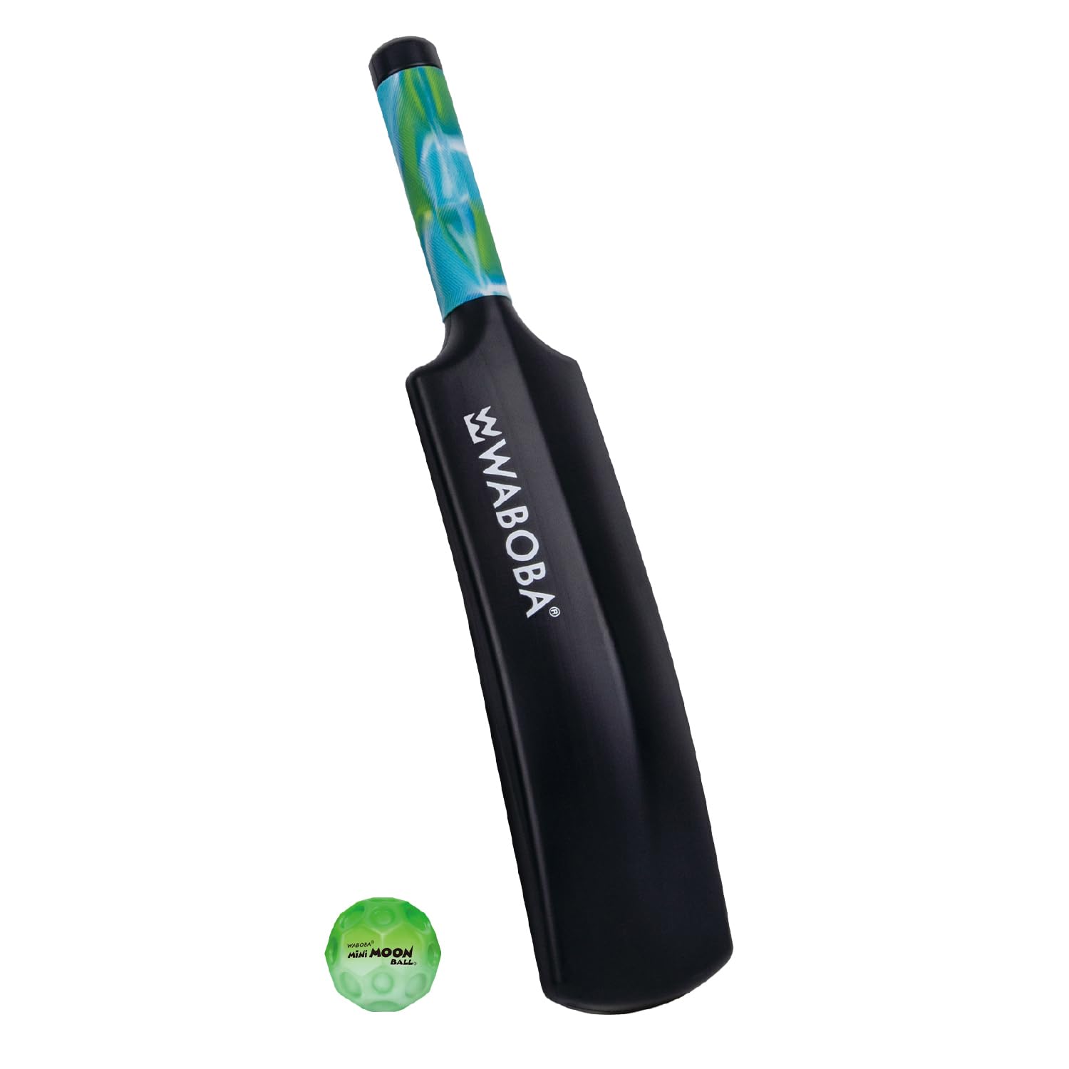 Waboba Mini Cracket Set - Mini Cracket Bat with Mini Moon Ball for Water Baseball