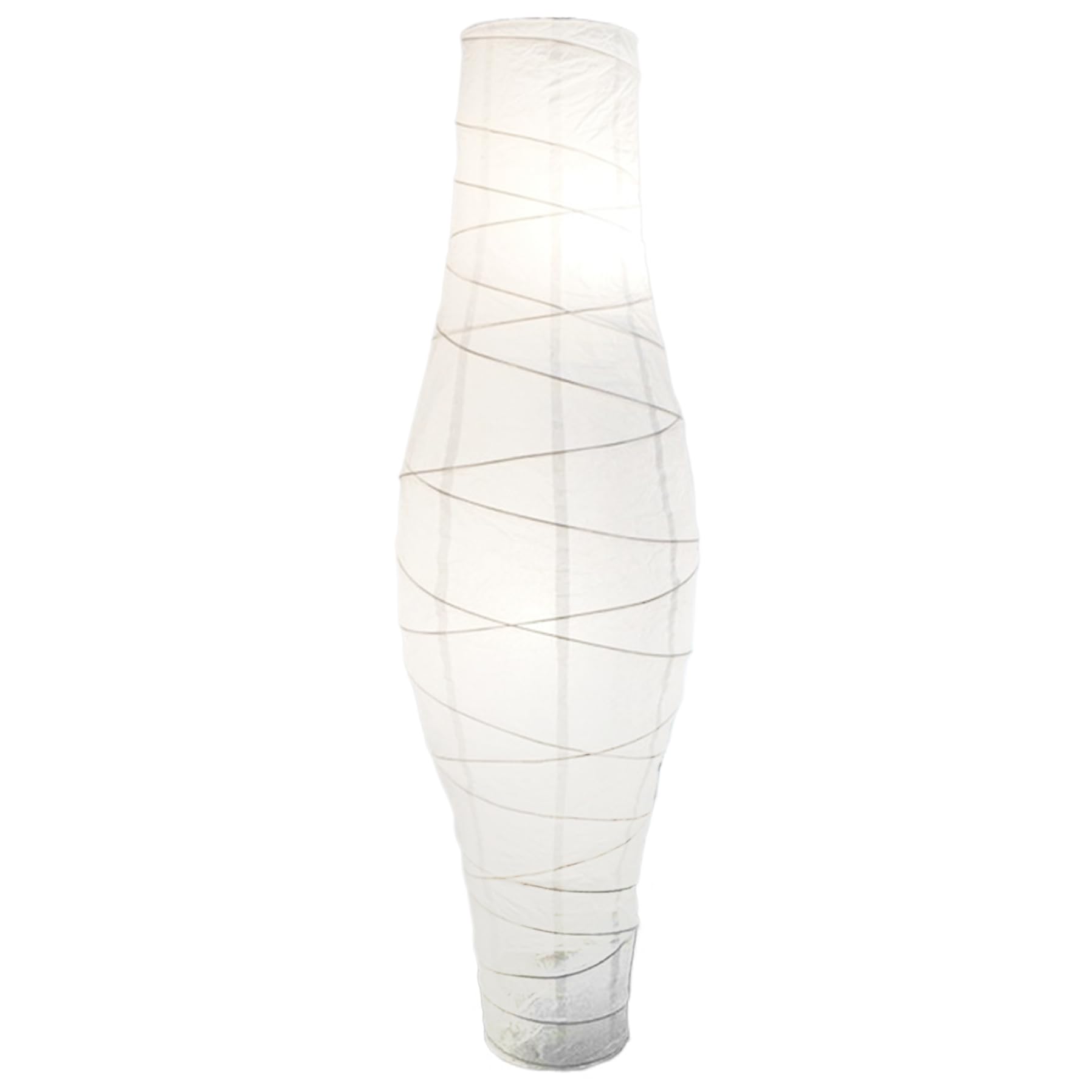 Hperu Lamp Shade Only Paper Floor Lamp Shade, Foldable Lampshades For Floor Lamps 47 Inch Minimalist Style Lamp Shade Replacement Rice Paper Cover For Living Room Bedroom, Lampshade Only