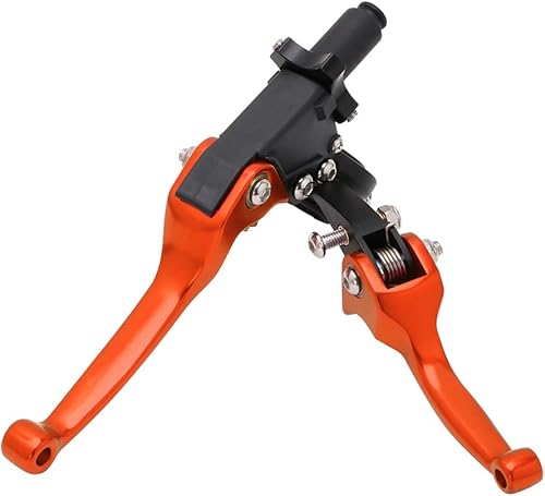 Miniatura 5 de JFG RACING Palanca de embrague de freno de motocicleta 78 pulgadas 0.866 in palancas plegables aleación de aluminio universal para CRF50 KLX SSR TTR