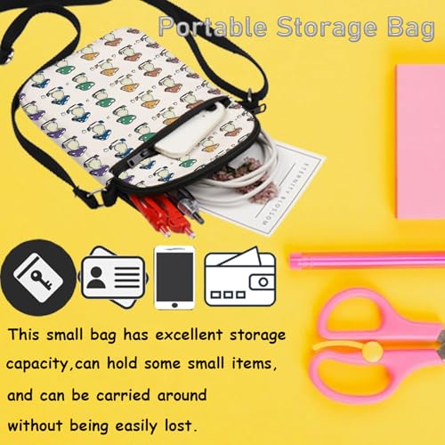 TSOTMO Dungeon Meshi Walking Mushroom Merch Gift Walking Mushroom Crossbody Bag for Anime Lovers Marching Mushrooms Gift (Mushrooms Cross)3