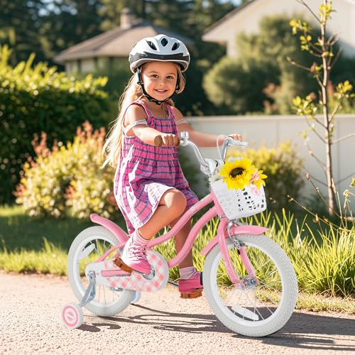 Image of BABY JOY Kids Bike, 12 14 16 18 20 Inch Boys Girls Bike w /Removable Basket