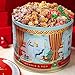 Christmas Popcorn Gift Tin - Gourmet Food Gifts - Plays Music - Chocolate & Popcorn Gift Tin, Holiday Basket - Nutcracker Suite- Bonnie and Pop