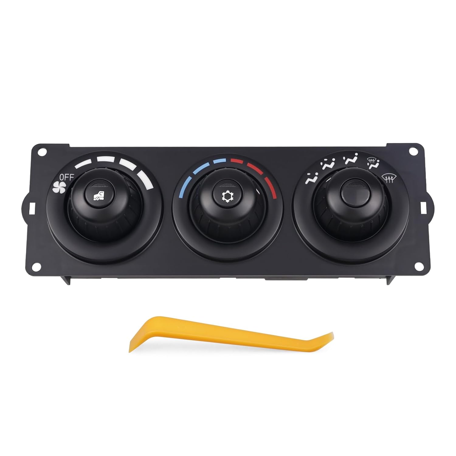 F21-1013-21-000 Heater A/C Control Switch,Front Climate Control Module Compatible with 2006-2023 Kenworth Paccar (Front Cab Only, Not for Sleeper) Replacement F21-1013-21-000, F21-1013