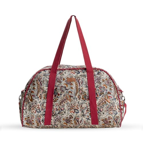 Maison d'Hermine Canvas Duffle Bag with Yoga Mat Holder
