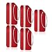 CPACC Aluminum Luggage Tag For Luggage Baggage Travel Identifier By CPACC (Red 5PCS)