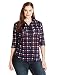 Paper + Tee Women's Plus-Size Fully Printed Plaid Top