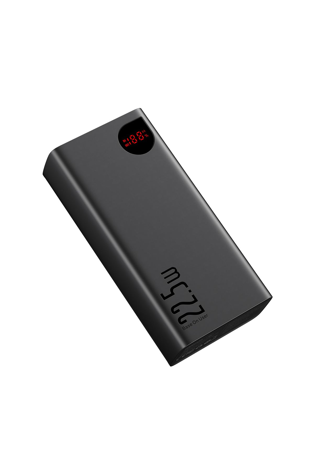 Baseus Adaman Power Bank do szybkiego ładowania, 40000 mAh, 22,5 W, czarny