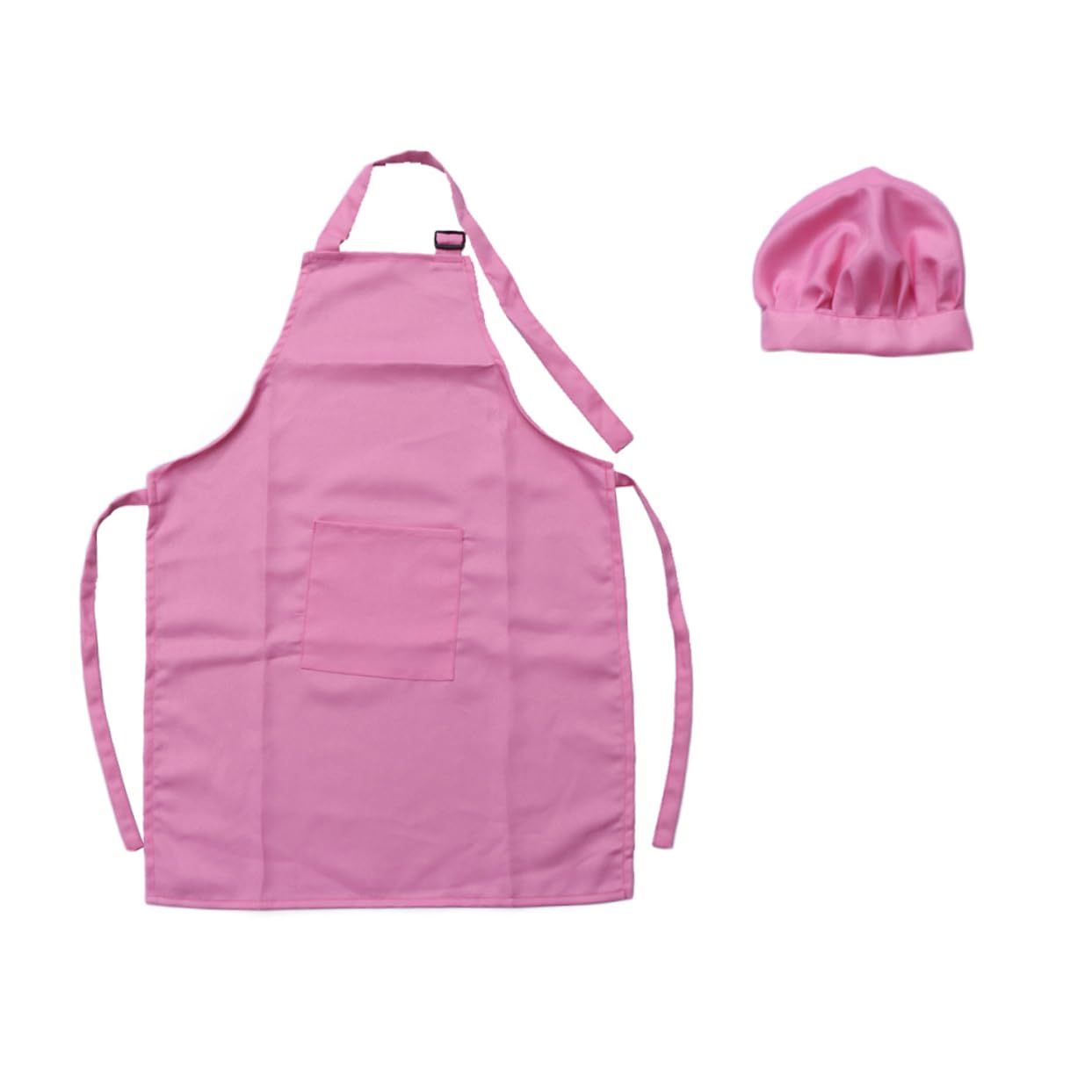 Toyvian 6pezzi Completo Grembiule e Cappello Per Ragazzo Ragazza Gioco Di Ruolo Cucina Per Cucinare e Decorare Feste Rosa Include Grembiule e Cappello Per Attività Creative