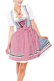 Krüger MADL Dirndl Kleid Mini blau – rot - 2