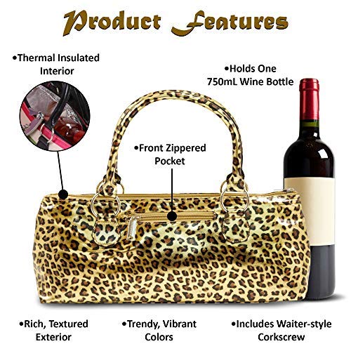 Image of PRIMEWARE Cheetah Wine Clutch