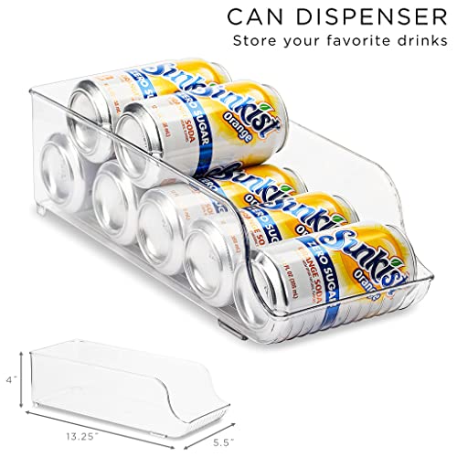 Sorbus Fridge Bins and Freezer Bins Refrigerator Organizer Stackable Food Storage Containers BPA-Free Drawer Organizers for Refrigerator Freezer and Pantry by Sorbus - Image 4