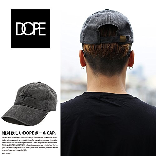 【16DP-VINCP2】≪SCRIPT LOGO VINTAGE LOW CAP2 BLACK≫ ドー