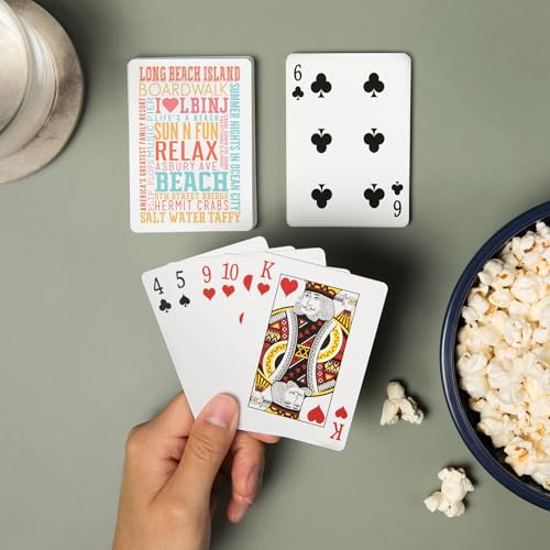 Carta Póker Long Beach Island, 52 naipes para adultos miniatura 2