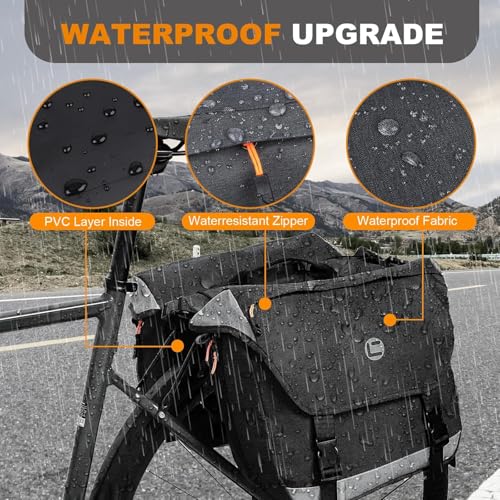 NDakter Waterproof Panniers Bike Bags