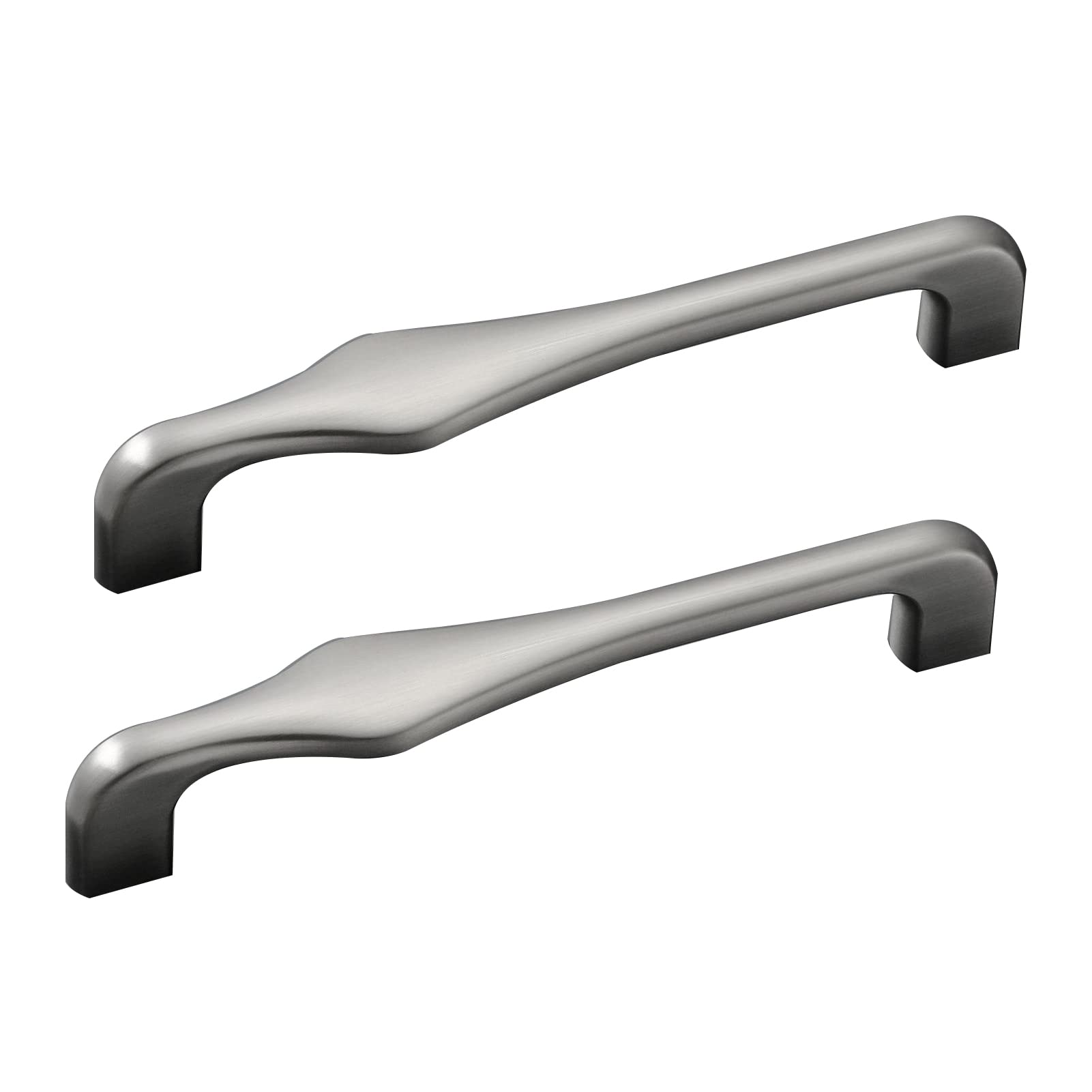 Niusabou One Color Single Hole Handle, Cabinet Handles 2 Pack Zinc Material Multiple Sizes(Hole Distance 96Mm)